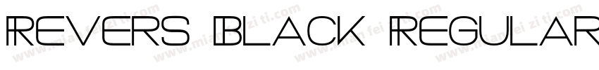 Revers Black Regular字体转换